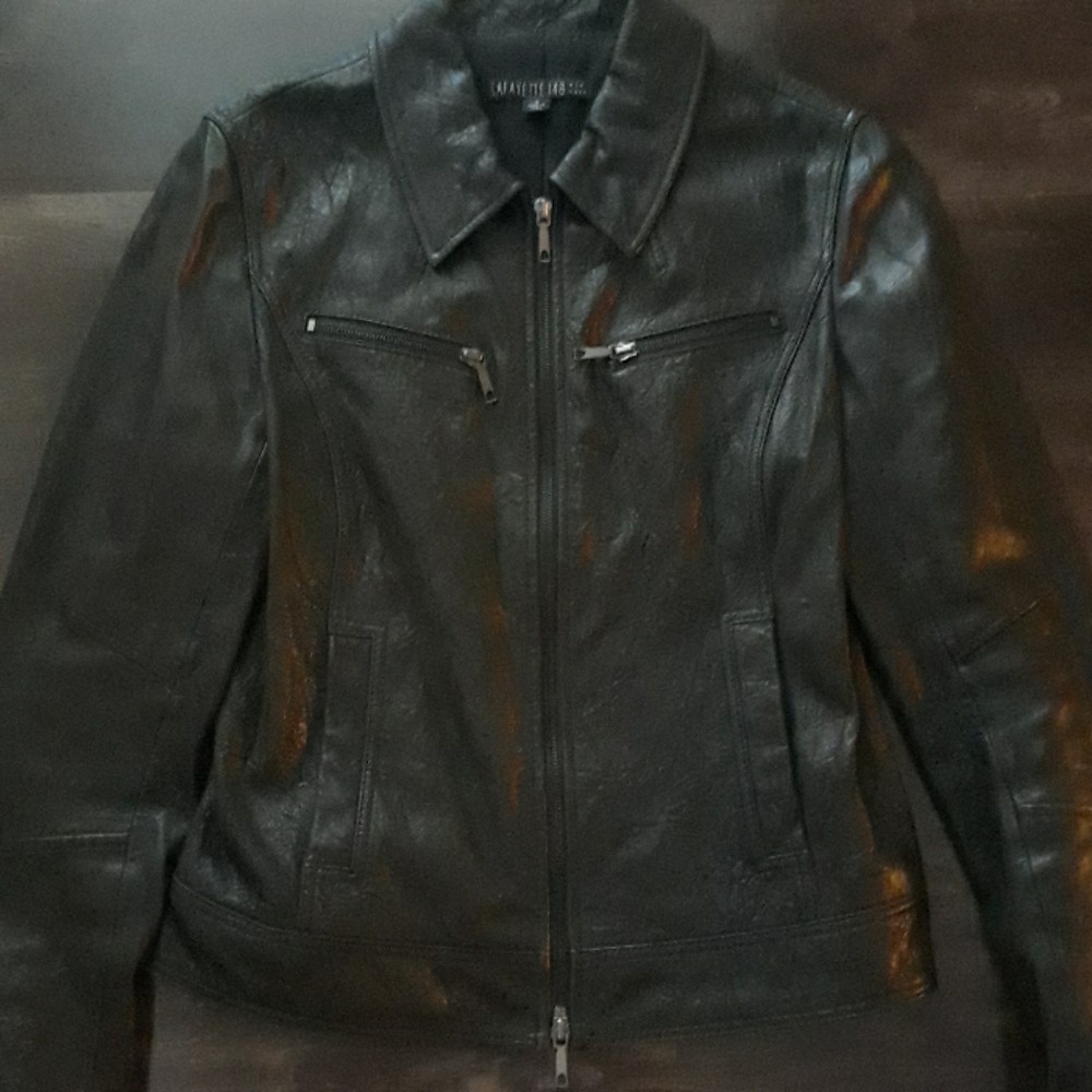 100% LAMBSKIN LEATHER Jacket